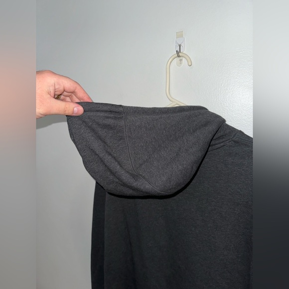 NWT LG Puma Dark Grey Heather and Black Logo Drycell Hoodie - Picture 11 of 12